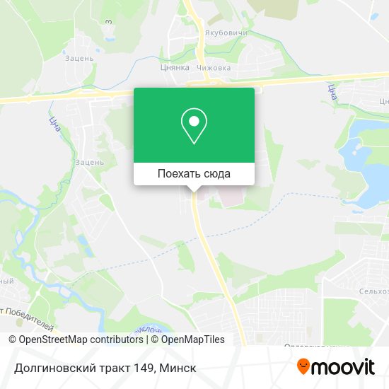 Карта Долгиновский тракт 149