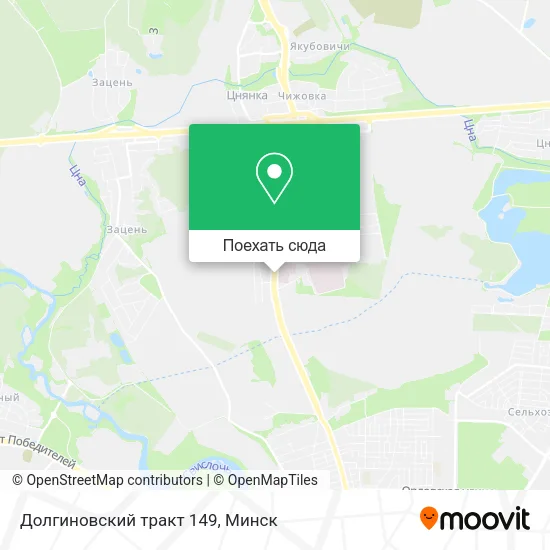 Карта Долгиновский тракт 149