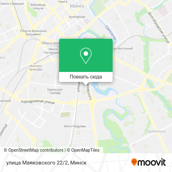 Карта улица Маяковского 22/2