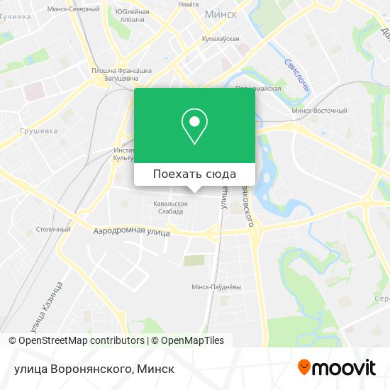 Карта улица Воронянского