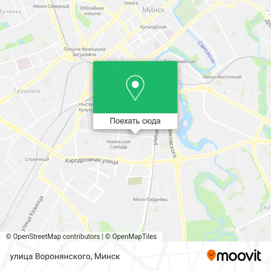 Карта улица Воронянского