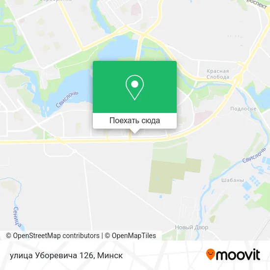 Карта улица Уборевича 126