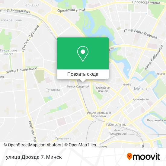 Карта улица Дрозда 7