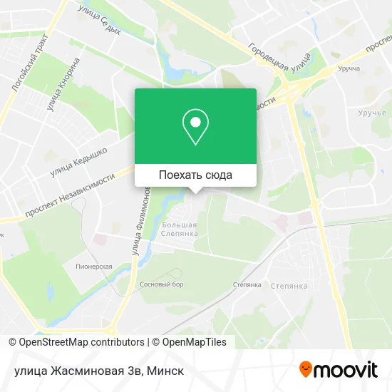 Карта улица Жасминовая 3в