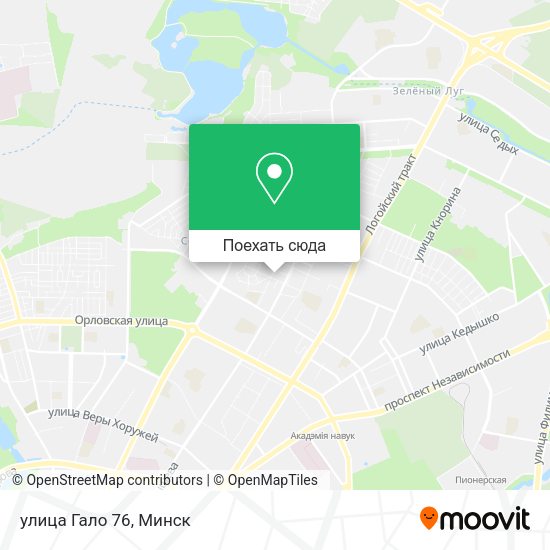 Карта улица Гало 76