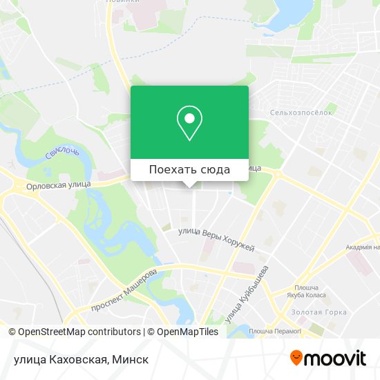 Карта улица Каховская