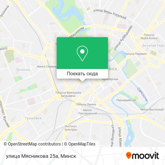 Карта улица Мясникова 25а