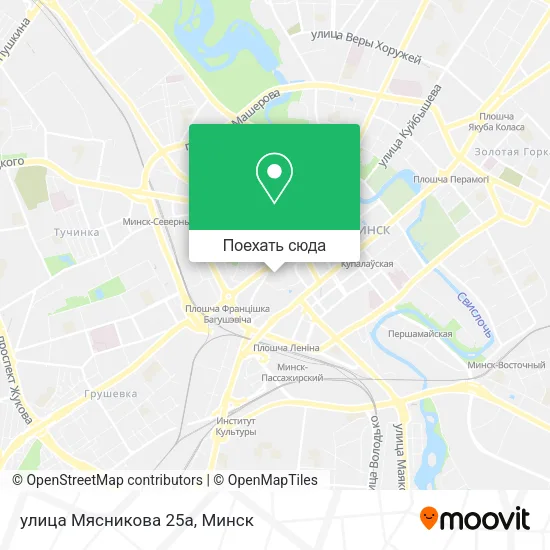 Карта улица Мясникова 25а