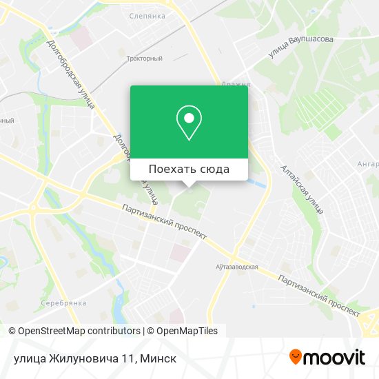 Карта улица Жилуновича 11