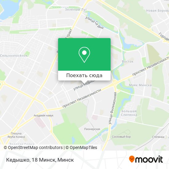 Карта Кедышко, 18 Минск