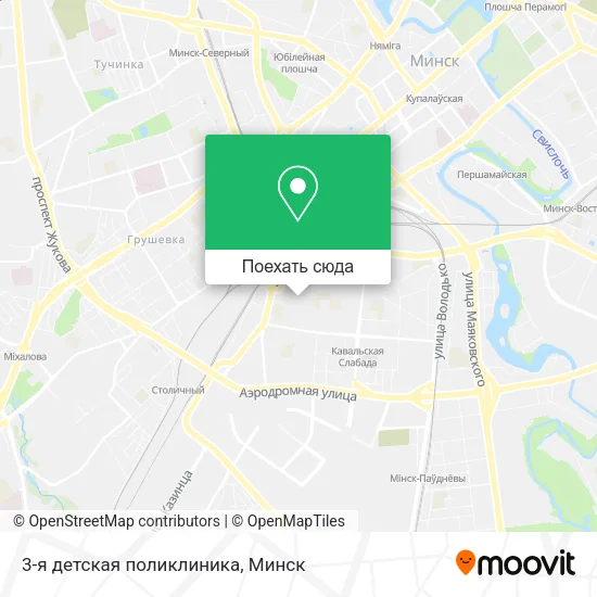 Карта 3-я детская поликлиника