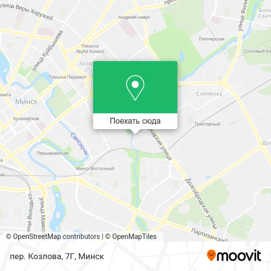 Карта пер. Козлова, 7Г