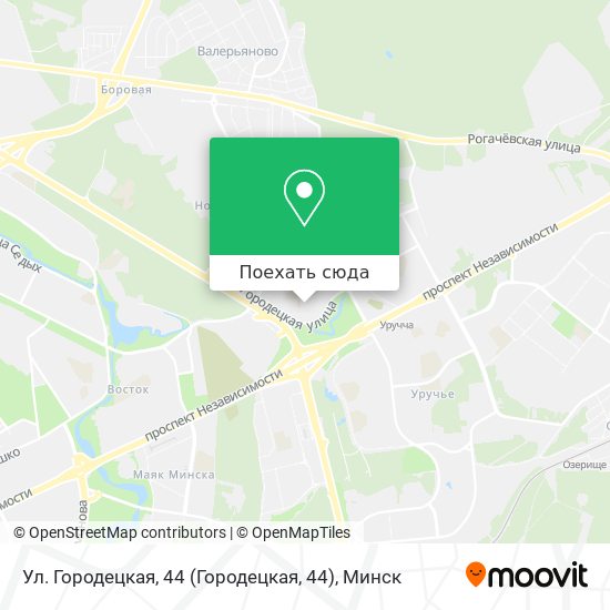 Карта Ул. Городецкая, 44