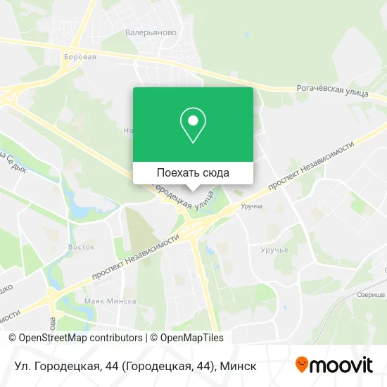 Карта Ул. Городецкая, 44