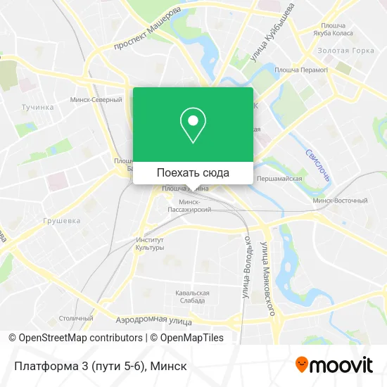 Карта Платформа 3 (пути 5-6)