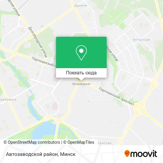 Карта Автозаводской район