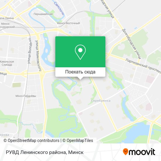 Карта РУВД Ленинского района