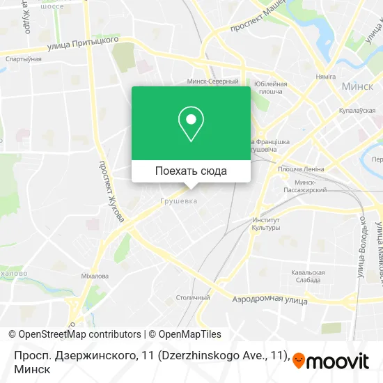 Карта Просп. Дзержинского, 11 (Dzerzhinskogo Ave., 11)