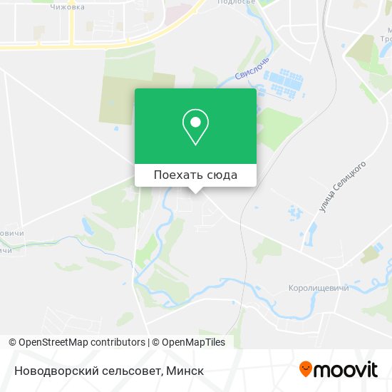 Карта Новодворский сельсовет