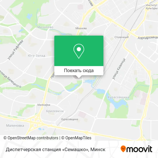 Карта Диспетчерская станция «Семашко»