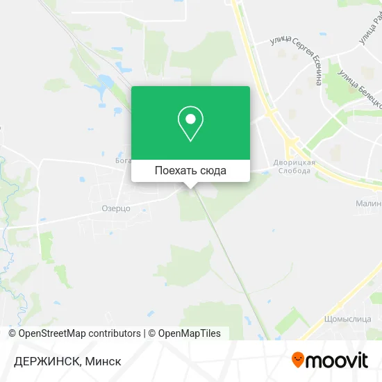 Карта ДЕРЖИНСК