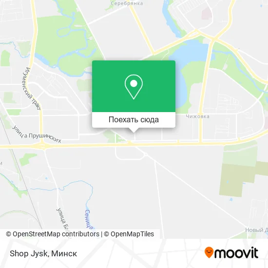 Карта Shop Jysk