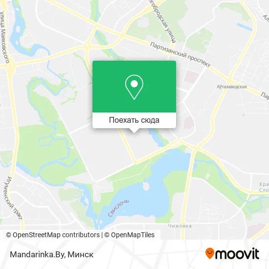 Карта Mandarinka.By