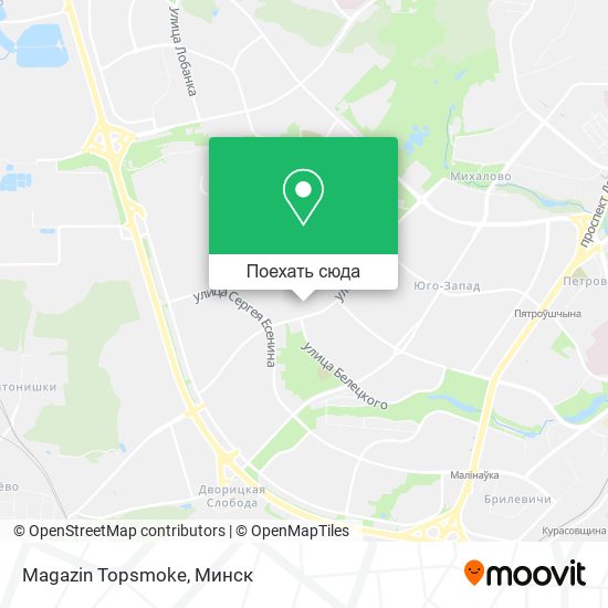 Карта Magazin Topsmoke