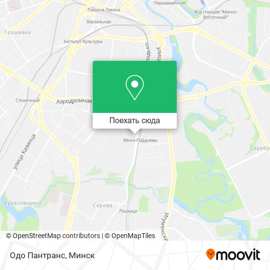 Карта Одо Пантранс