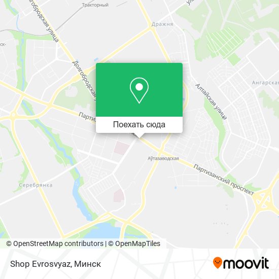 Карта Shop Evrosvyaz