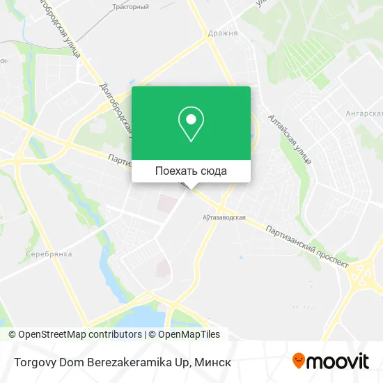 Карта Torgovy Dom Berezakeramika Up