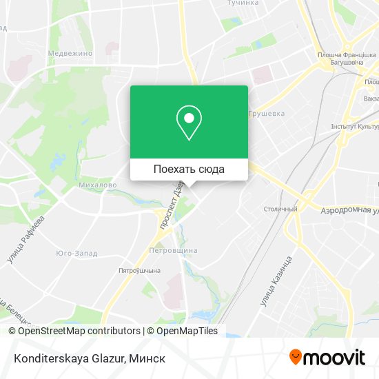 Карта Konditerskaya Glazur