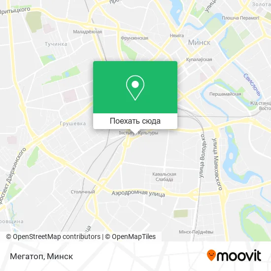Карта Мегатоп