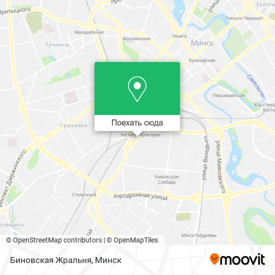 Карта Биновская Жральня