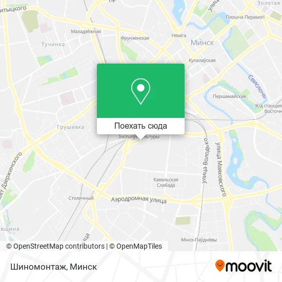Карта Шиномонтаж