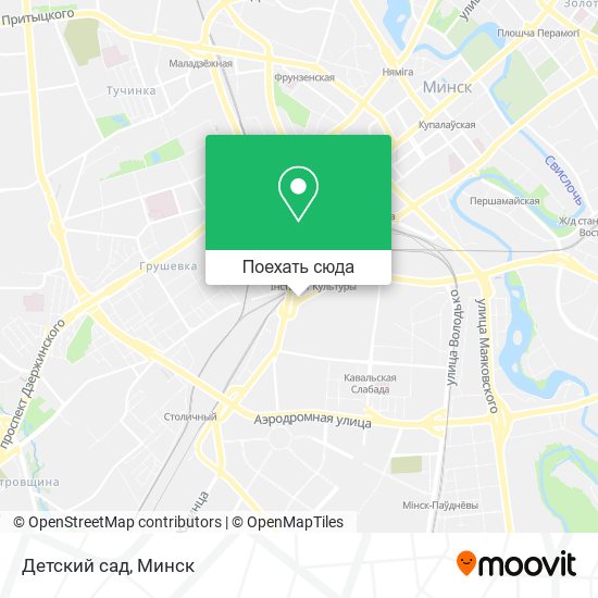 Карта Детский сад