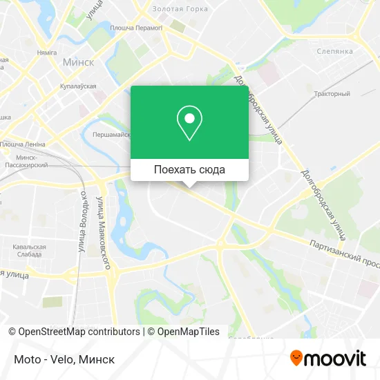 Карта Moto - Velo