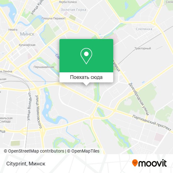 Карта Cityprint