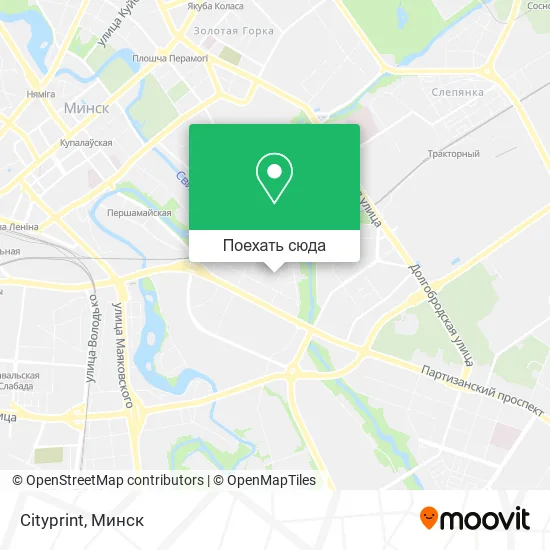 Карта Cityprint