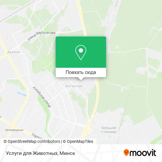 Карта Услуги для Животных