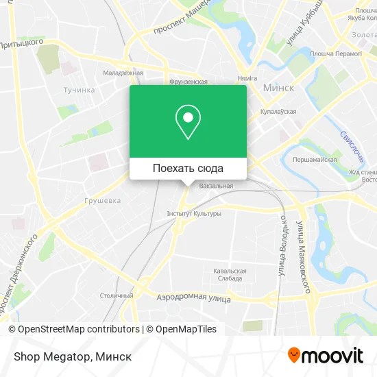 Карта Shop Megatop