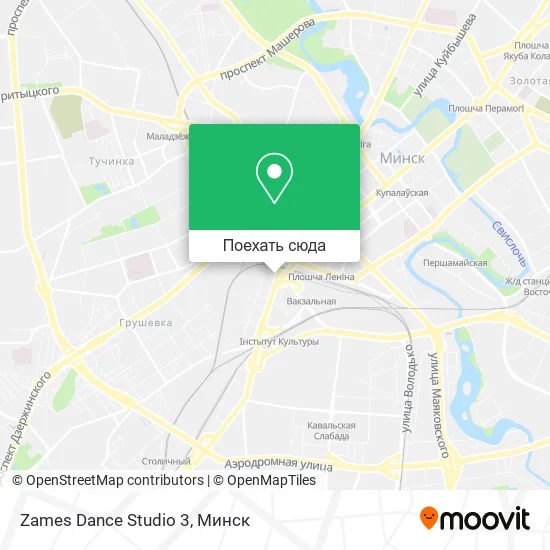 Карта Zames Dance Studio 3