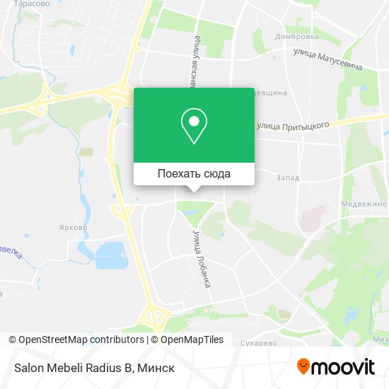 Карта Salon Mebeli Radius B