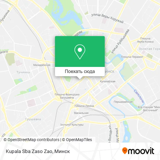 Карта Kupala Sba Zaso Zao
