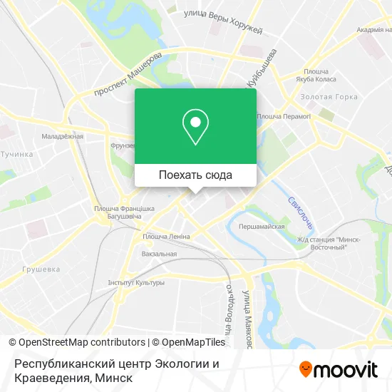 Карта Республиканский центр Экологии и Краеведения