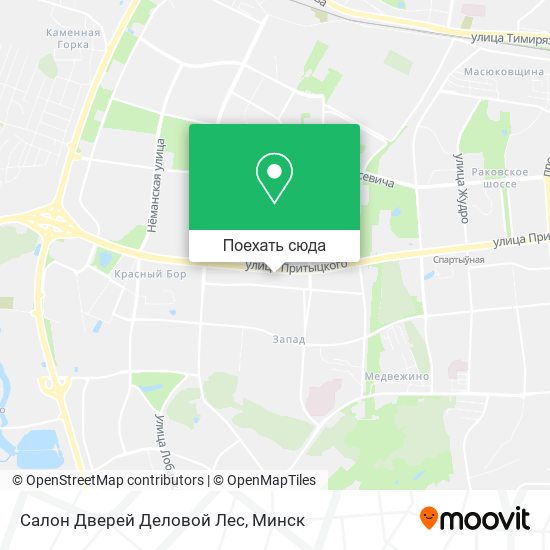 Карта Салон Дверей Деловой Лес