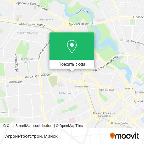 Карта Агроинтрогстрой