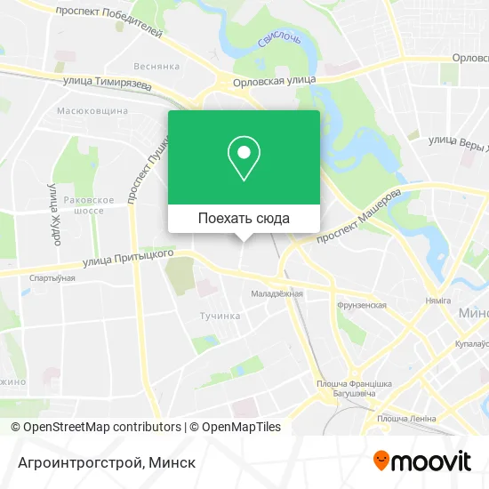 Карта Агроинтрогстрой