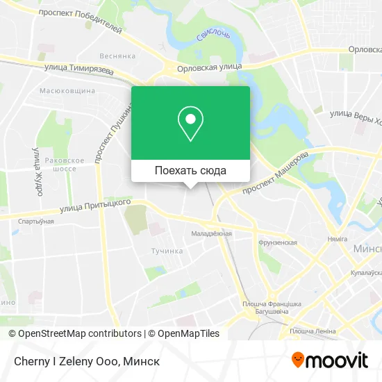 Карта Cherny I Zeleny Ooo