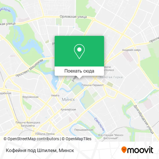 Карта Кофейня под Шпилем